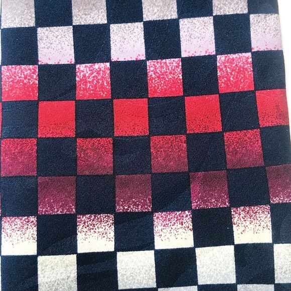 John Hill Executive Tie Checkered Flag Racing Plaid NASCAR Swing Mechanic USA - Picture 3 of 10